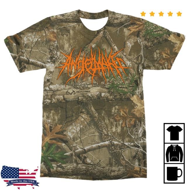 Official Indie Merch Store Shop AngelMaker Logo Realtree Shirt 2024 IndieMerchStore