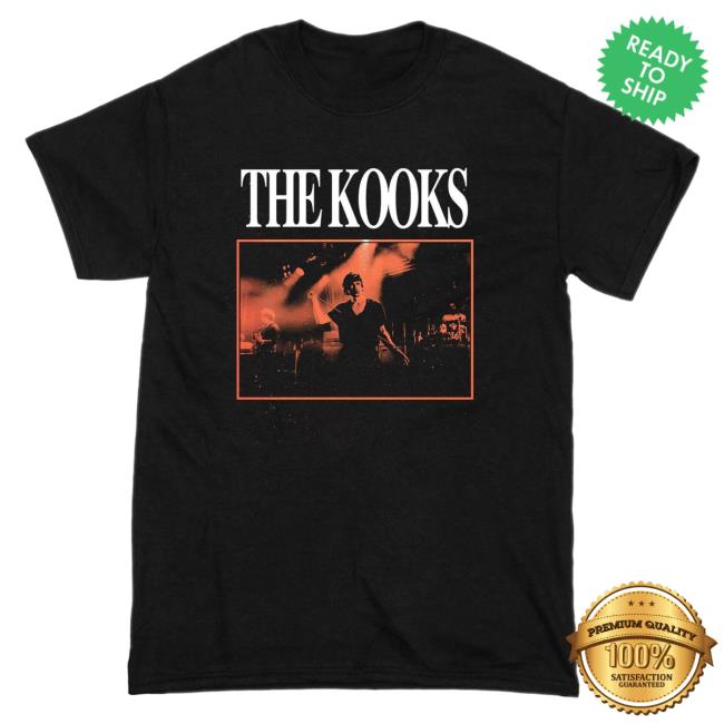Official The Kooks Apparel Store The Kooks Limited Edition Distressed Black T-Shirt The Kooks Clothing Shop TheKooks