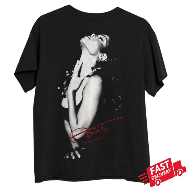 Janet Jackson Official Storevintage Black White Photo T Shirt