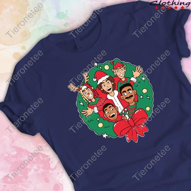 Wreath Christmas Sweatshirt Baylen Levine Merch Tee