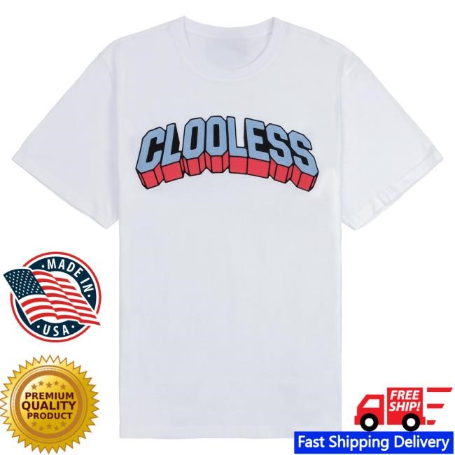 Clooless Block Party Oversized New Shirt - White Clooless Podcast Official Merch Store
