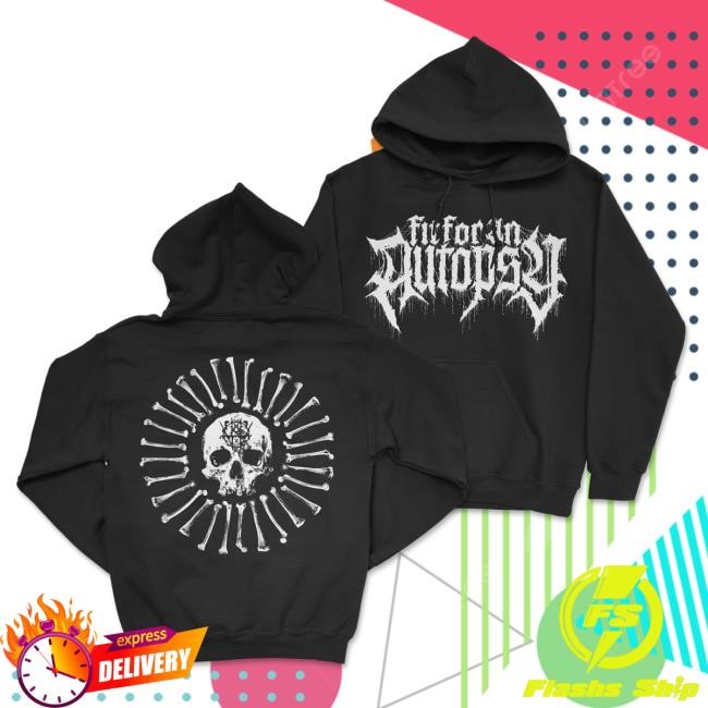Fit For An Autopsy Skull and Bone Hood