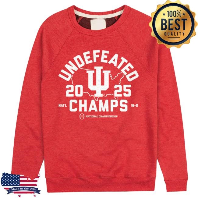 Hoosiers National Champs Hoodie Pullover Homefield Apparel NCAA