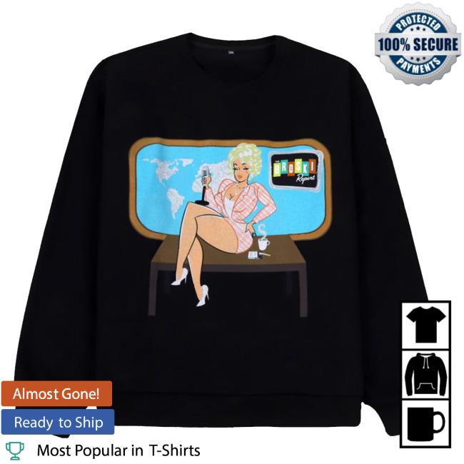 Official Brittany Broski Shop Merch Broski News Watching Pullover Sweatshirt