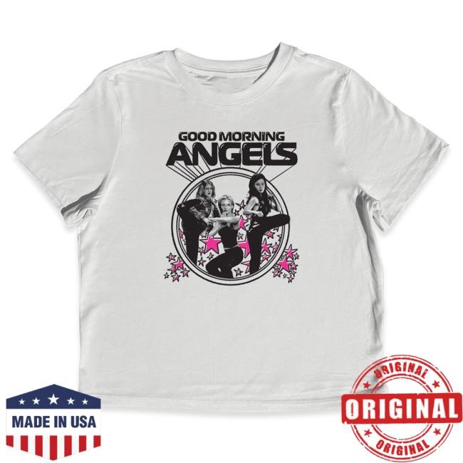 Official Super Yaki Good Morning, Angels - Women's Boxy Top Shirt SuperYaki