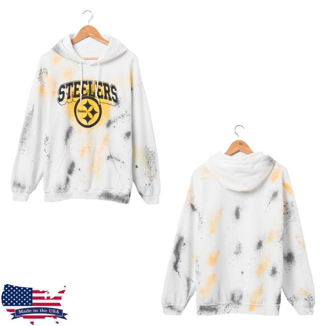 Official Junk Food Apparel Clothing Store Shop Tie-Dye Junkfoodclothing Pittsburgh Steelers Tie Dye Crew neck