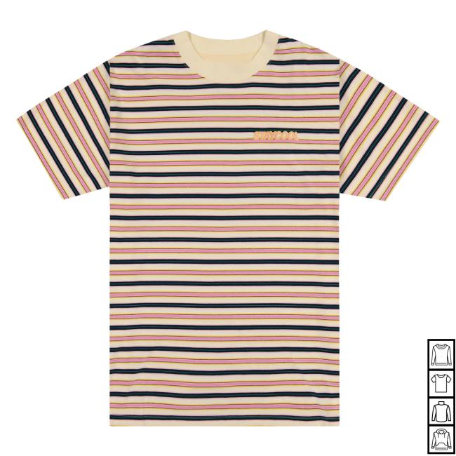 Official Stay Cool Clothing Store Stay Cool Bubblegum Striped Shirts (Multi) StayCool StaycoolNyc