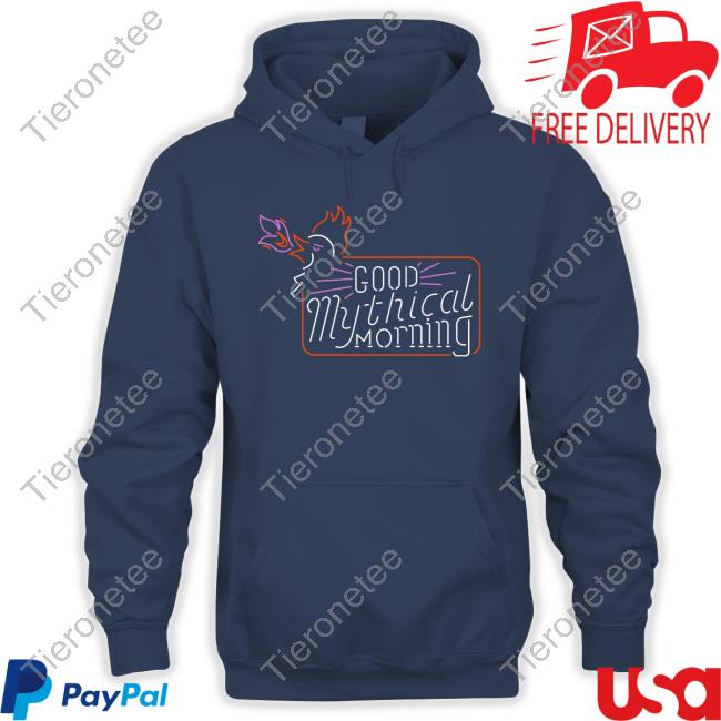Mythical Merch Shop Gmm Cockatrice Neon Sign Hoody