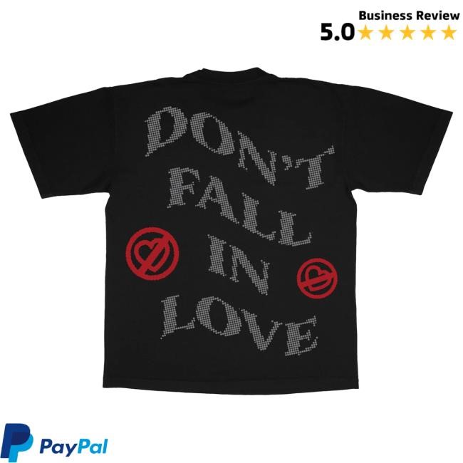 Don't Fall in Love Fest Stone - Black S/S New Shirt Complex Merch Store Official