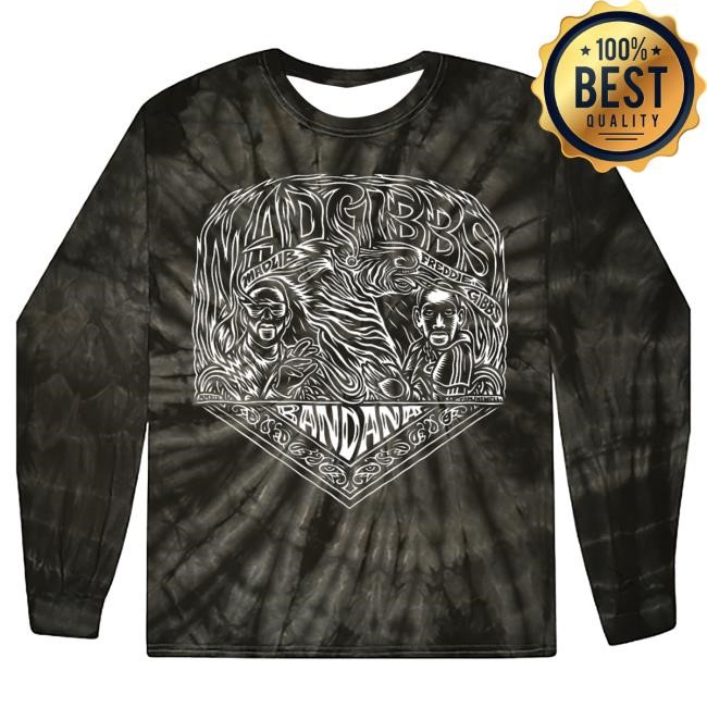 Official Freddie Gibbs Merch Tom J Newell Bandana Tiedye Long Sleeve Tees
