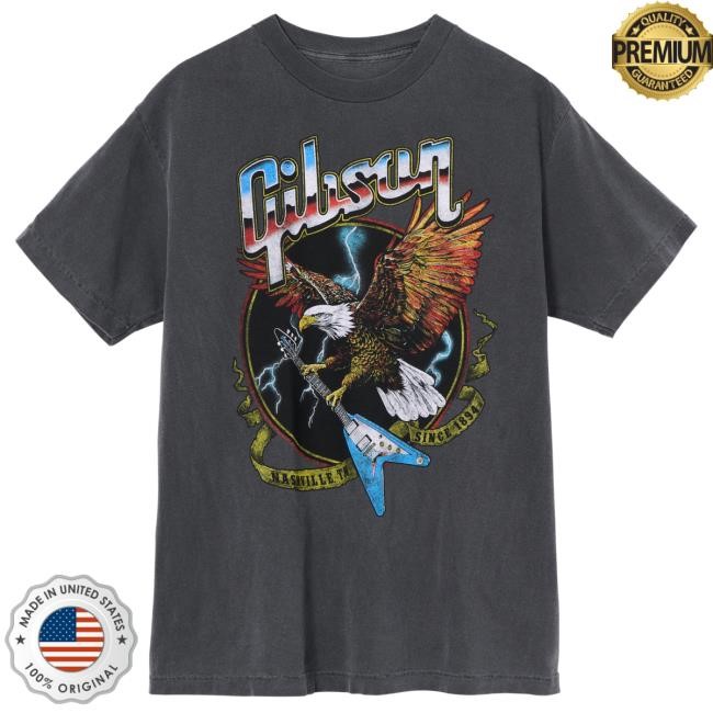 Gibson Eagle Tee (Vintage Gray) T Shirt