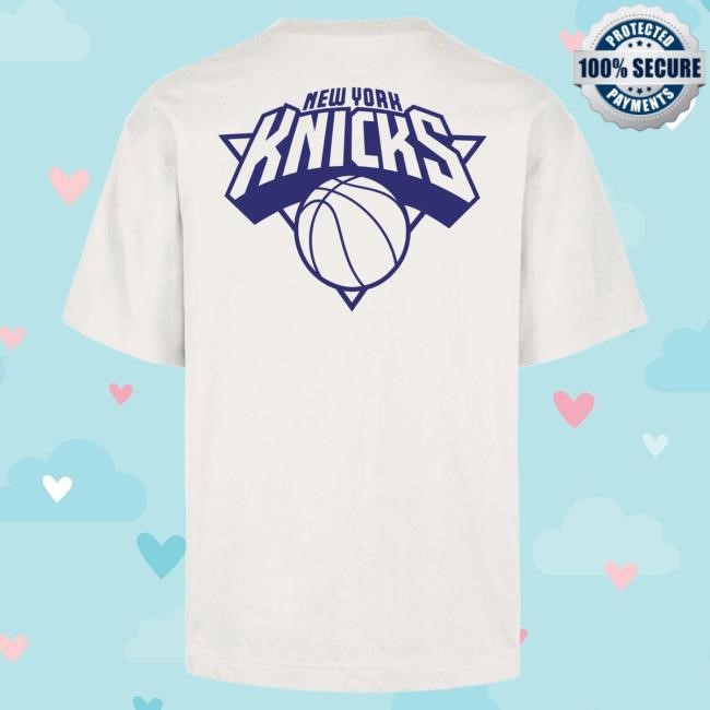 Official Madison Square Garden New York Knicks '47 Brand Knicks Sandstone Lateral Foundation Tees MSG Shop