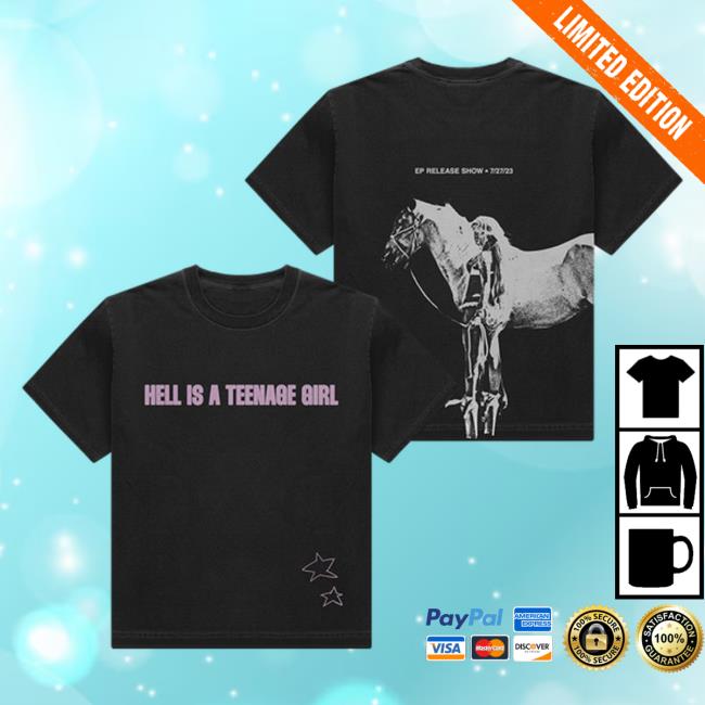 Nessa Barrett Merch Hell Is A Teenage Girl Ep Release Show Tee