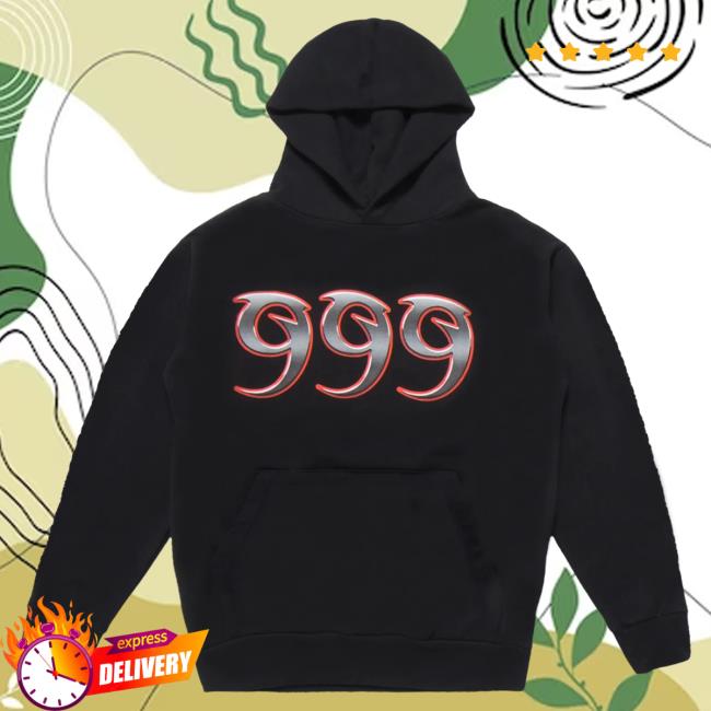 Official 999 Club Merch Store Juice Wrld X Vlone Blade Popover Hoodie Black 999club Shop