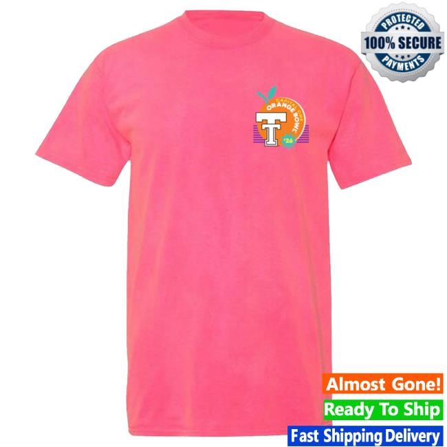 Official Red Raider Outfitter Texas Tech 2025 CFP Orange Bowl - T Shirt - Mingo Party - PINK