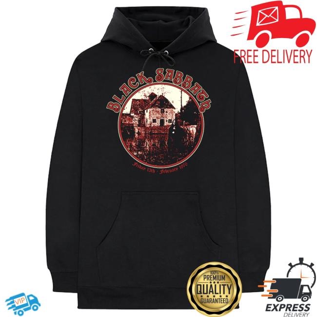 Black Sabbath Official Apparel Shop Store Friday February 13 1970 Debut Album Short Sleeve Shirt - Black Sabbath