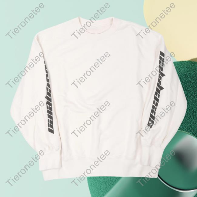Official Justin Reed Yeezy Season 4 Calabasas Crewneck Sweatshirt White Justinreed