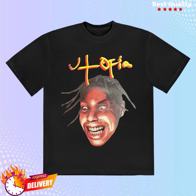 Official Travis Scott Merch Store Travis Scott Utopia II Shirt 2023 Black TravisScott Shop