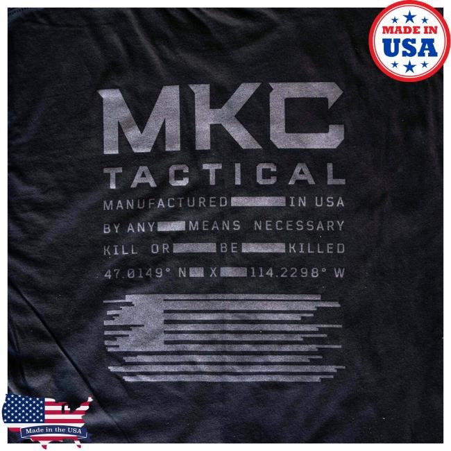 Official Montana Knife Company Mkc Tactical Stacked Top Shirt - Black