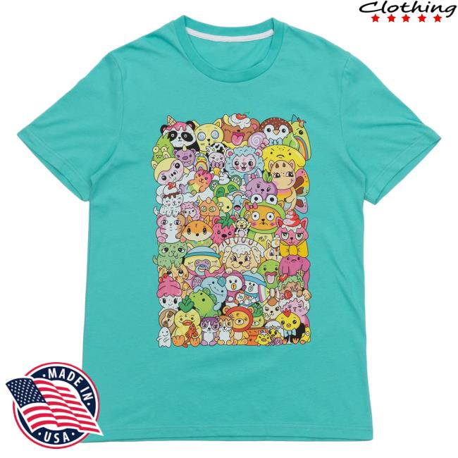 Official Moriah Elizabeth Merch Store Shop Jam Packed Bunch Hot Shirt Teal MoriahElizabeth