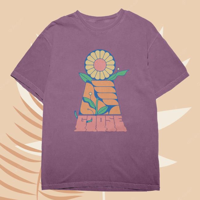 Goose The Band Merch Store Flower Hand New Tee