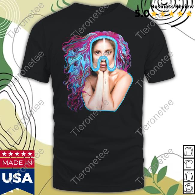 Lady Gaga Artpop Marker Collage Mask T-Shirt