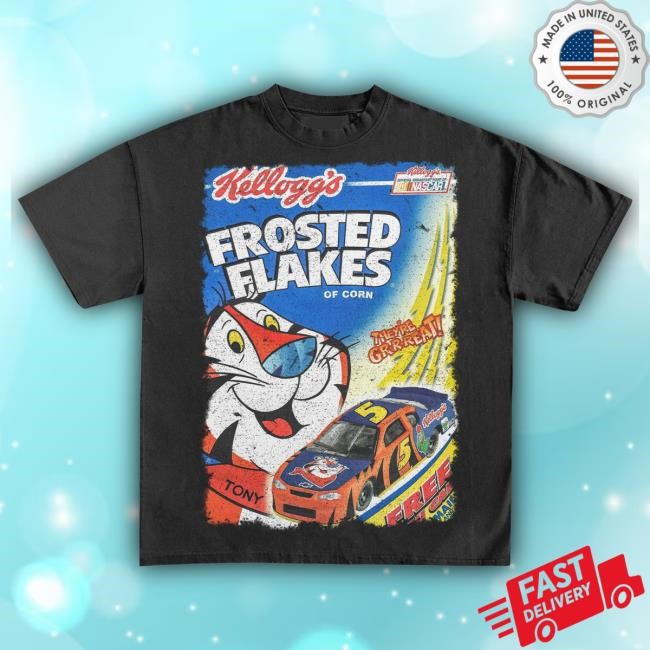Official Heavyweight Legends Frosted Flakes Tony The Tiger Nascar Popover Shirt