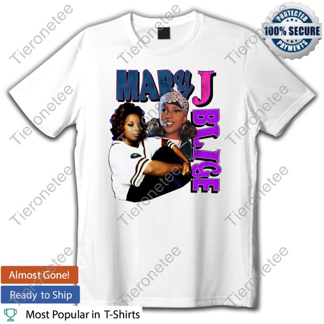 Mary J Blige Throwback White Shirt