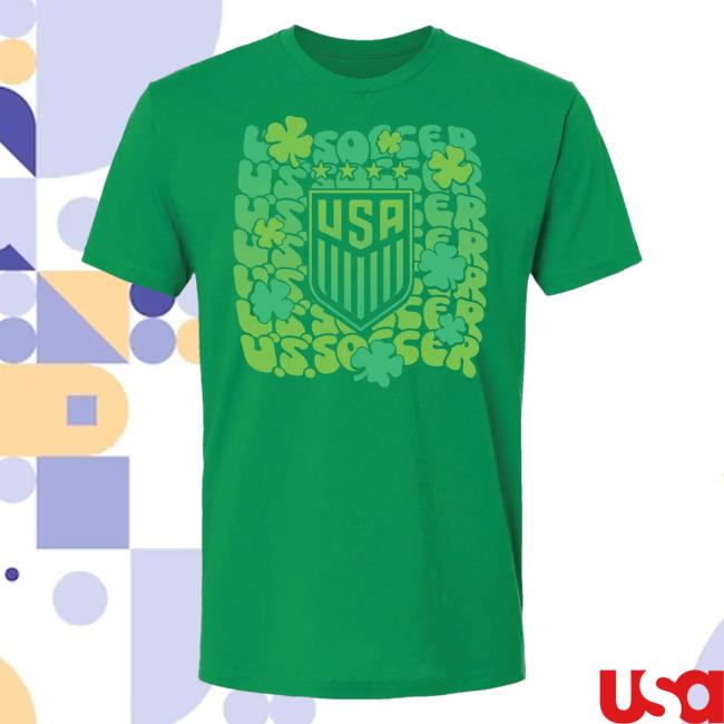Official Uswnt Merch Store Uswnt Unisex Uswnt St. Patrick's Day Green Shirt New Uswnt Apparel Clothing Shop