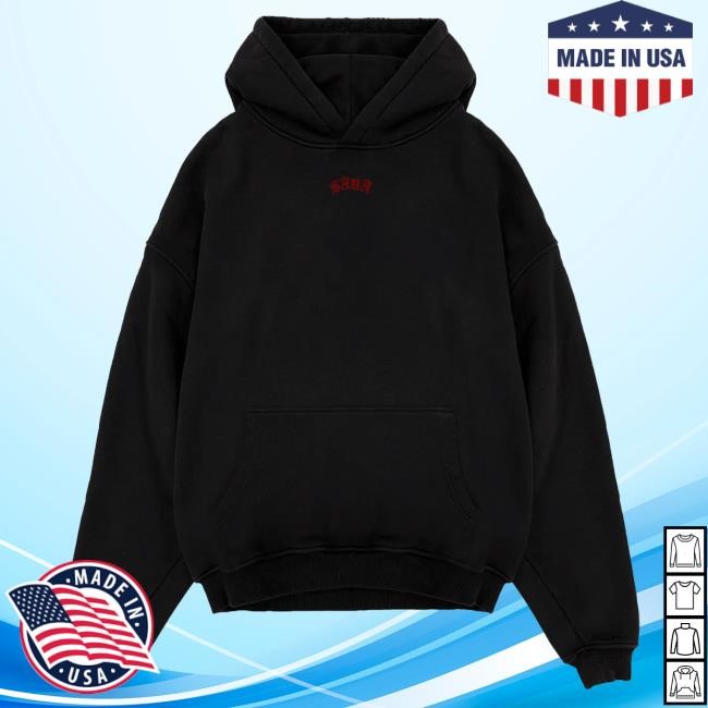 Official Sana Detroit Apparel Sana X Halloween Devil Dog Hoodies - Black SanaDetroit