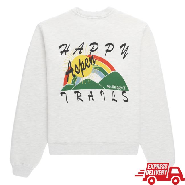 Official Madhappy Clothing Merch Store Aspen Exclusive Crew neck Sweatshirt Mad Happy Shop