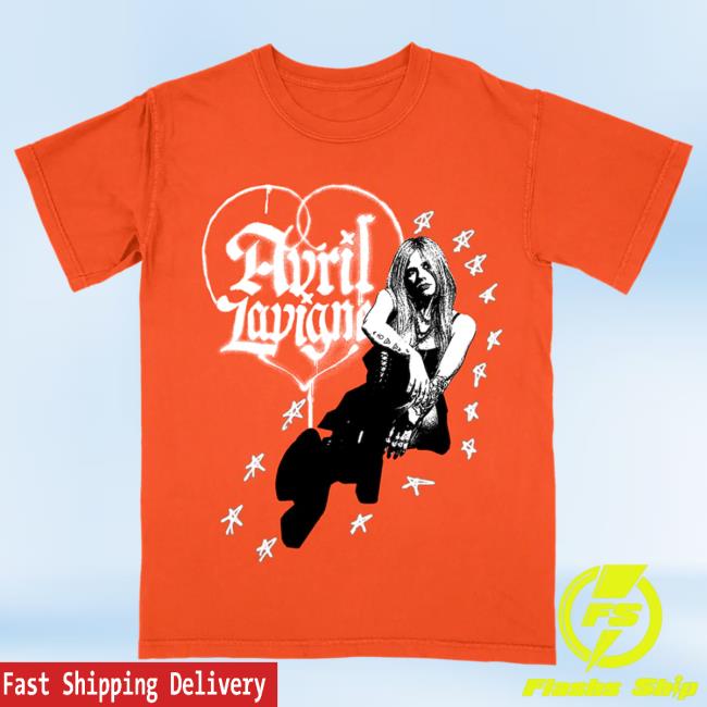 Official Avril Lavigne Merch Store Avril Lavigne Track List T Shirt Avril Lavigne Clothing Shop AvrilLavigne
