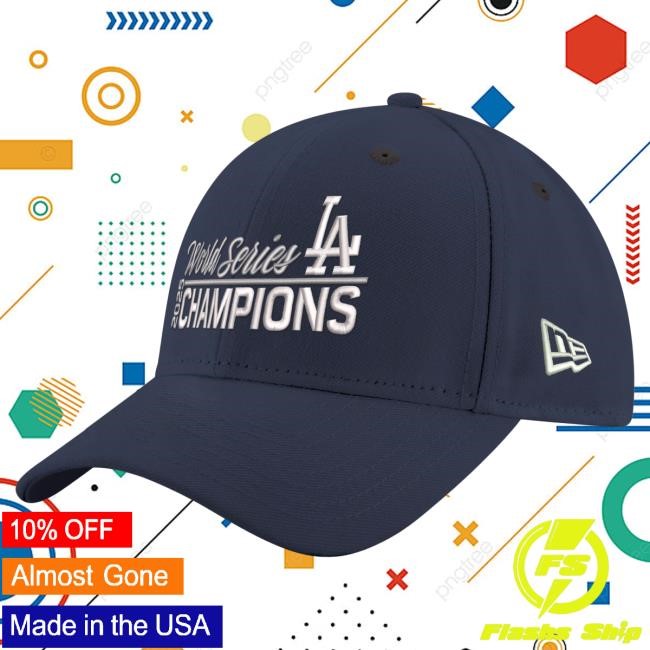 Men's Los Angeles Dodgers New Era Navy 2025 World Series Champions 9FORTY Adjustable Cap Official MLB Shop