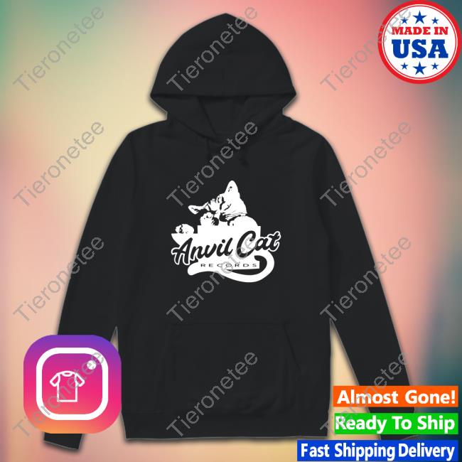 Official Lvjyonline Lovejoy Anvil Cat Front Print Tee