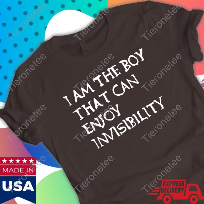 Wiz Khalifa I Am The Boy That Can Enjoy Invisibility Shirt