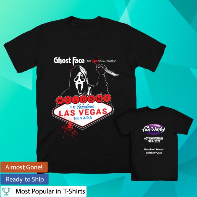Official Cavity Colors Ghost Face In Vegas: Anniversary Event - Top Shirt (LIMITED EDITION)