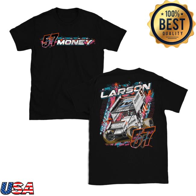 Kyle Larson Official Online Store Merch 2024 Season Opener Design- Adult Retro Hoodie