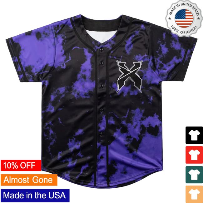 Headbanger Tie Dye Baseball Jersey