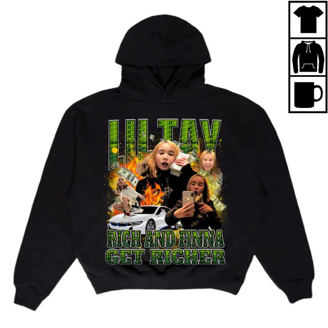 Official Lil Tay Clothing Store Shop Lil Tay Rich And Finna Get Richer Crew LilTay Merch