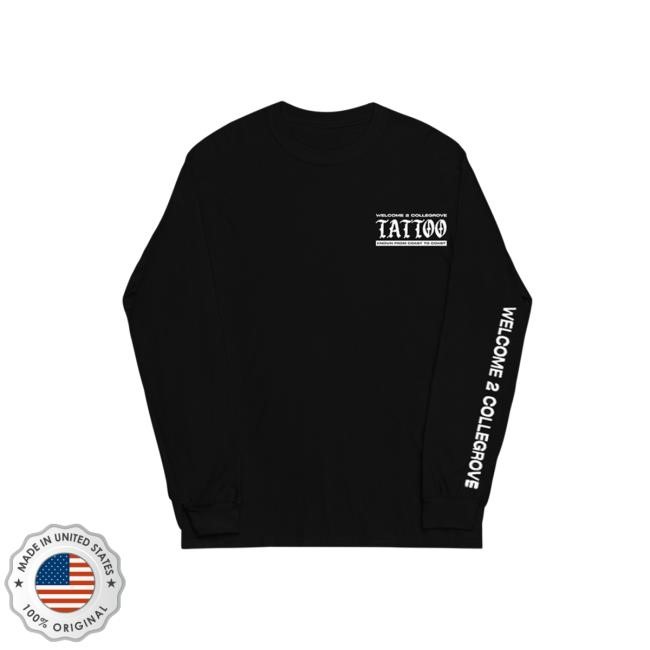 2 Chainz Official Merch Store Collegrove Tattoo 2024 Shirt On Black 2 Chainz & Lil Wayne Clothing Shop
