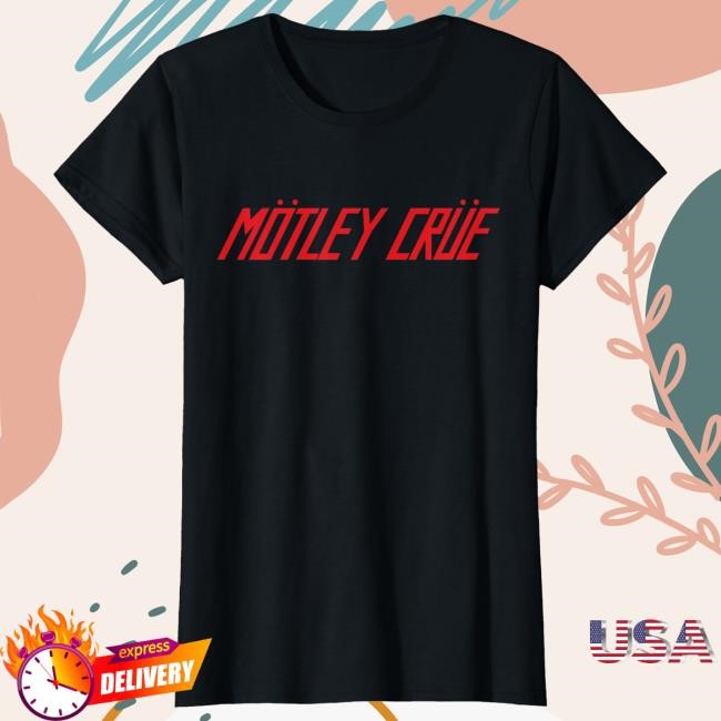 Mötley Crüe - Distressed Logo Shirts Motley Crue Official