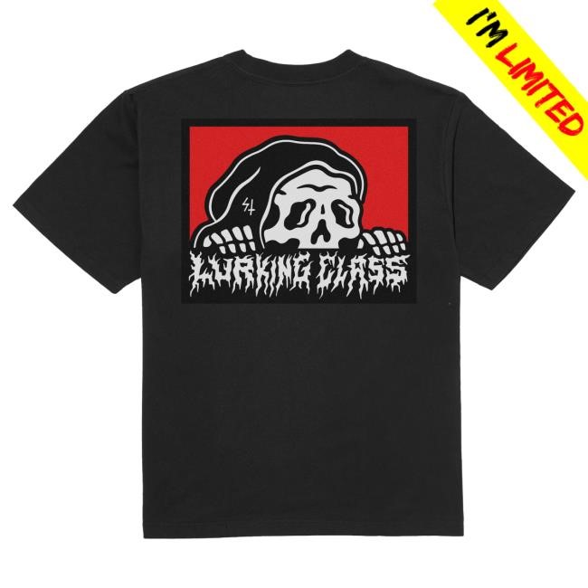 Official Lurking Class Clothing Merch Shop Death Box Lurker Top Shirt - Black/Red LurkingClass