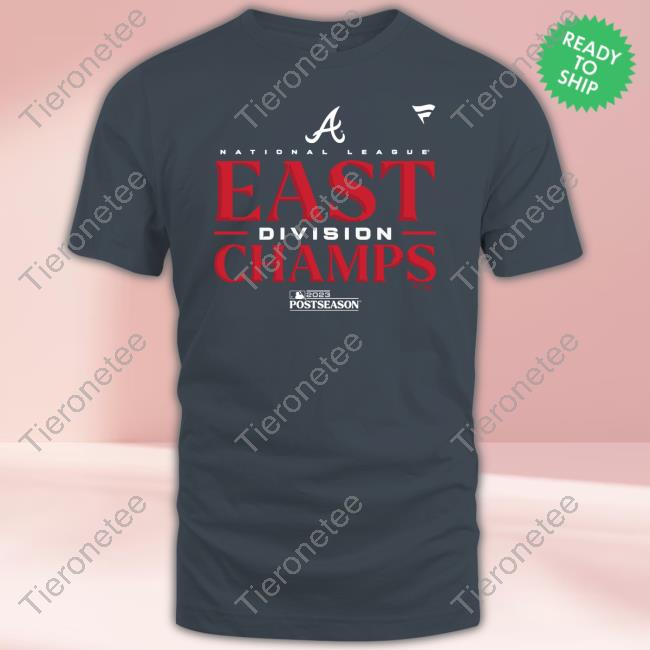 Atlanta Braves Fanatics Branded 2023 NL East Division Champions Locker Room Tee Shirt