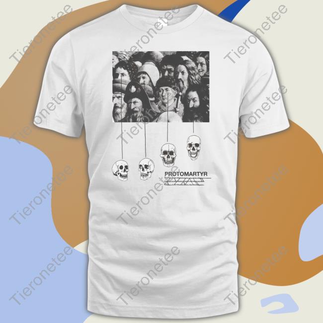 Official Hello Merch Protomartyr Skulls Hoodie