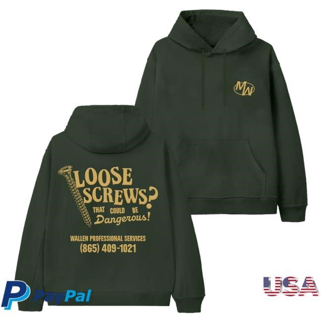 Official Morgan Wallen Merch Store Morgan Wallen Loose Screws Hoodie Morgan Wallen Apparel Clothing Shop MorganWallen