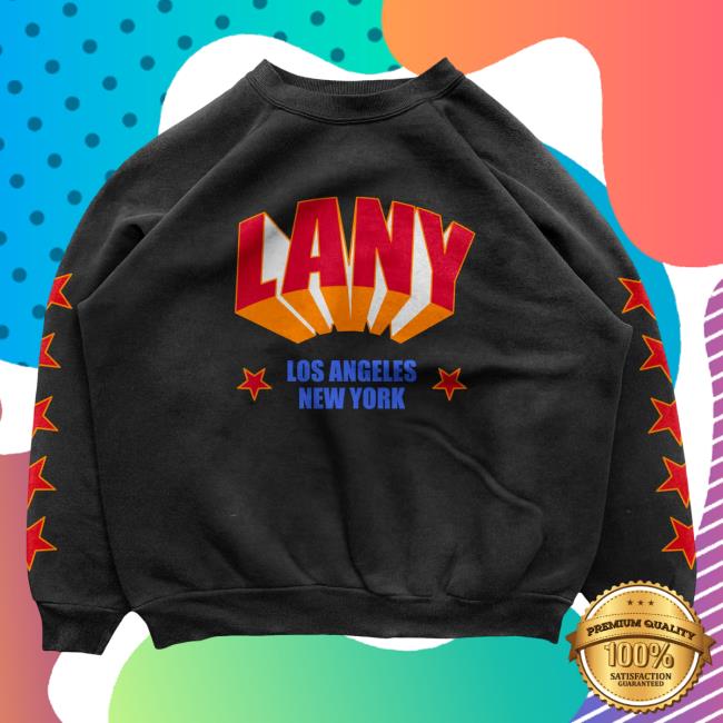 Lany Clothing Store Black Los Angeles New York Crew neck ThisisLany Merch
