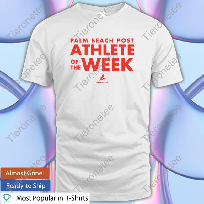 Official Palm Beach Post Athlete Of The Week Crewneck Sweatshirt