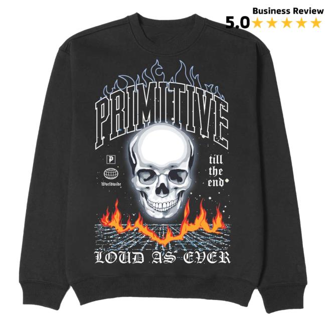 Official Primitive Skateboarding Apparel Clothing Merch Store Shop Scorcher Loud As Ever Pullover Hoodie