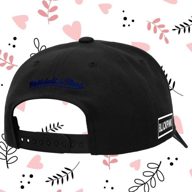 New York Mets Mitchell & Ness X Blackpink Pro Crown Snapback Cap - Black