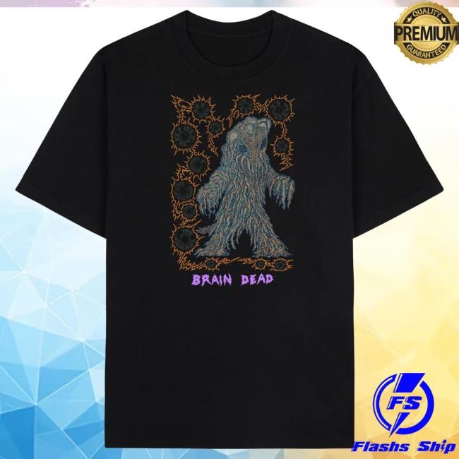 Official Exclusive Brain Dead x Godzilla Hedorah Tshirt - Black Variant